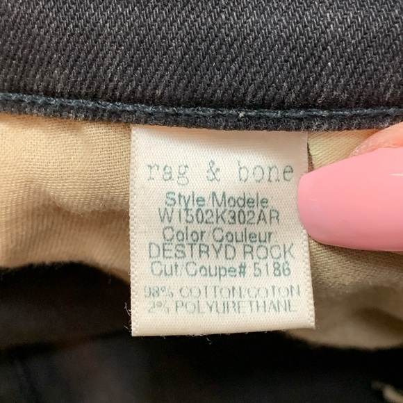 Rag & Bone For Aritzia Skinny Distressed Jeans - Picture 11 of 16